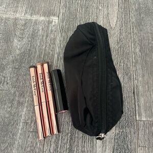 Trish McEvoy 24hr eyeshadow and liner Black Makeup bag Set